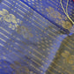 Semi Kanchi Purple Silk Saree