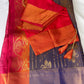 Semi Kanchi Purple Silk Saree