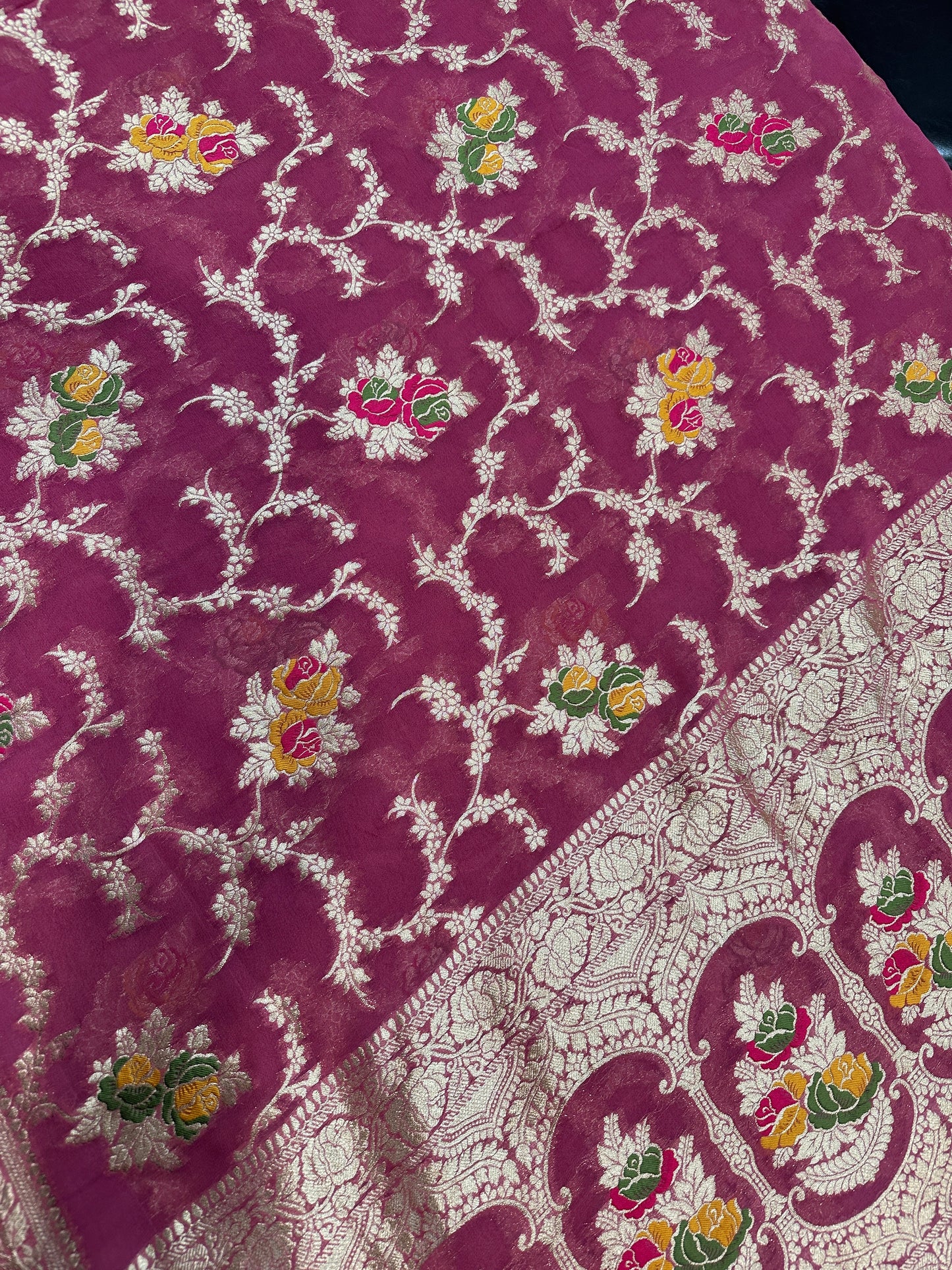 Pure Georgette Banarsee Saree