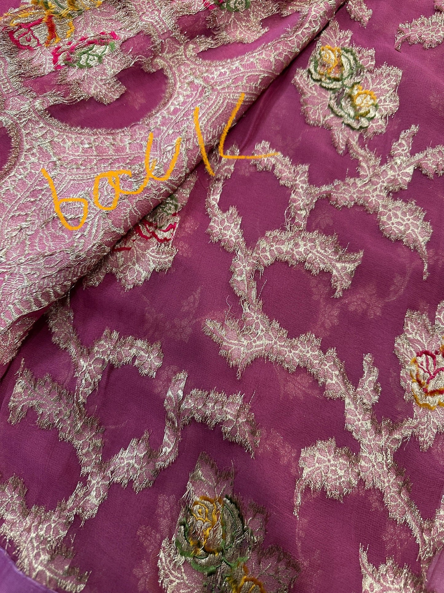 Pure Georgette Banarsee Saree