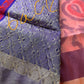 Peachish Pink Pochampally Soft Silk Saree