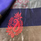Grey Pochampally Soft Silk Saree