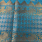 Pure Venkatgiri Blue Orange Saree