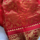 Pure Venkatgiri Yellow Red Saree