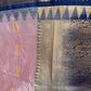 Pure Gadwal Lavender and Blue Saree