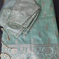 Pastel Green Soft Silk Koyem Border Saree