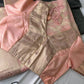 Pastel Pink Soft Silk Koyem Border Saree
