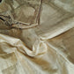 Creamish beigh Soft Silk Koyem Border Saree