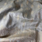 Light Grey Soft Silk Koyem Border Saree