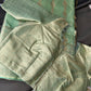 Pastel Green Soft Silk Koyem Border Saree