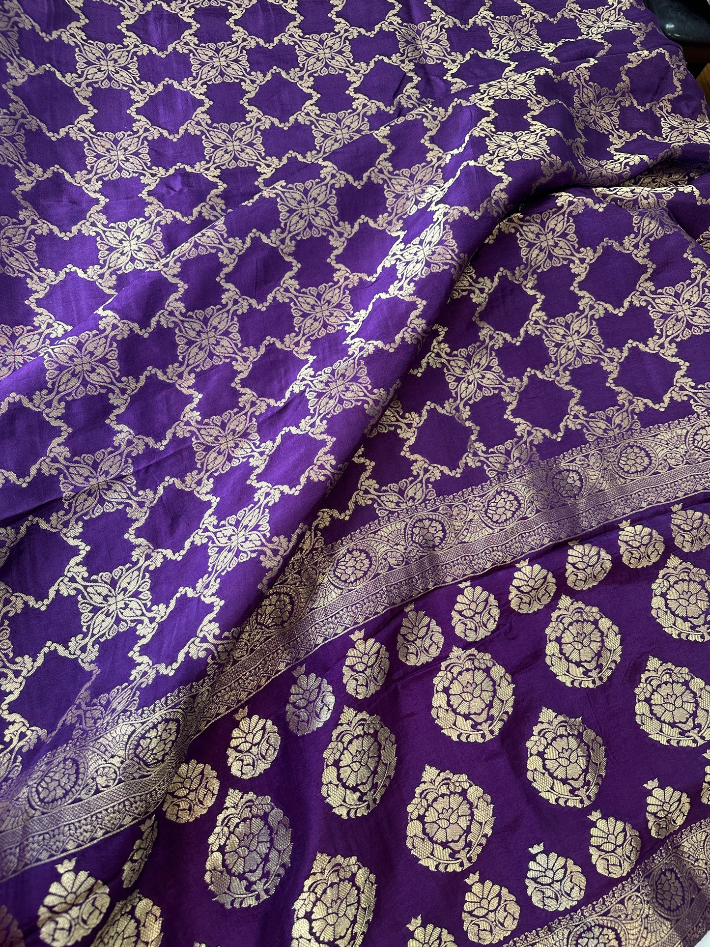 Mashru Banarsee Silk Saree