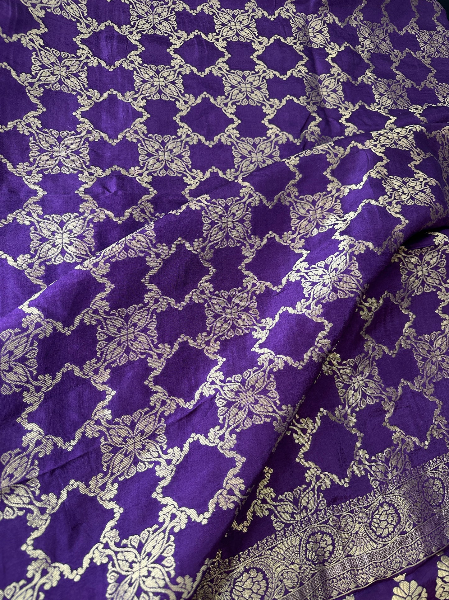 Mashru Banarsee Silk Saree