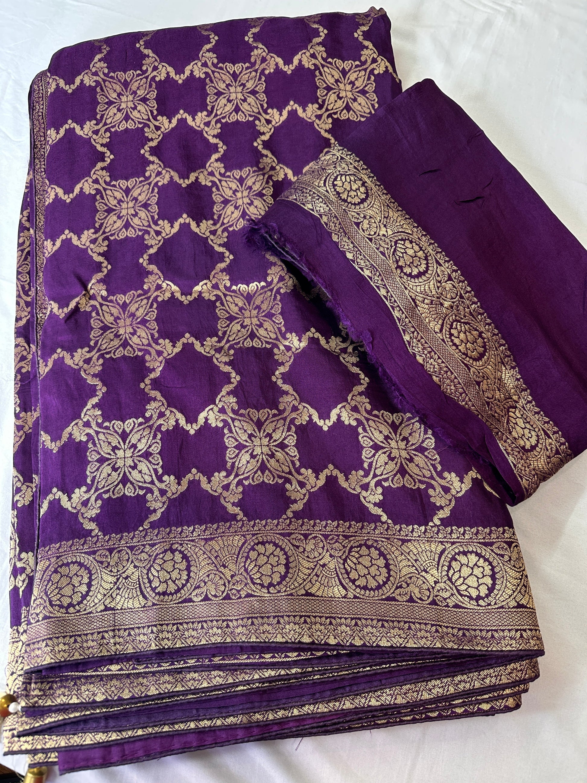 Mashru Banarsee Silk Saree