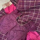 Purple Soft Sico Checks with Pochampally Border Casual Wear Saree