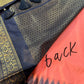 Peach Black Pattu Gadwal Saree