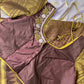 Lilalac Brown Pattu Gadwal Saree