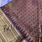 Lilalac Brown Pattu Gadwal Saree