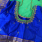 Green Blue Pattu Gadwal Saree