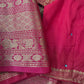 Green Red Pattu Gadwal Saree
