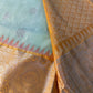 Green Mustard Pattu Gadwal Saree