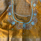 Green Mustard Pattu Gadwal Saree
