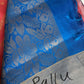 Pink Blue Uppada Light Weight Saree with Maggam Work Blouse