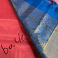 Pink Blue Uppada Light Weight Saree with Maggam Work Blouse