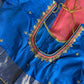 Pink Blue Uppada Light Weight Saree with Maggam Work Blouse