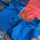 Pink Blue Uppada Light Weight Saree with Maggam Work Blouse