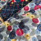 Chanderi Printed Multi Color Kantha Work Saree