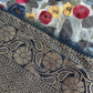 Chanderi Printed Multi Color Kantha Work Saree