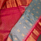 Blue Pink Pure Silk Pattu Gadwal Saree