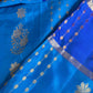 Blue Pure Kanchi Silk Light Weight Saree