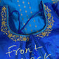 Blue Pure Kanchi Silk Light Weight Saree