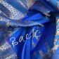 Blue Pure Kanchi Silk Light Weight Saree