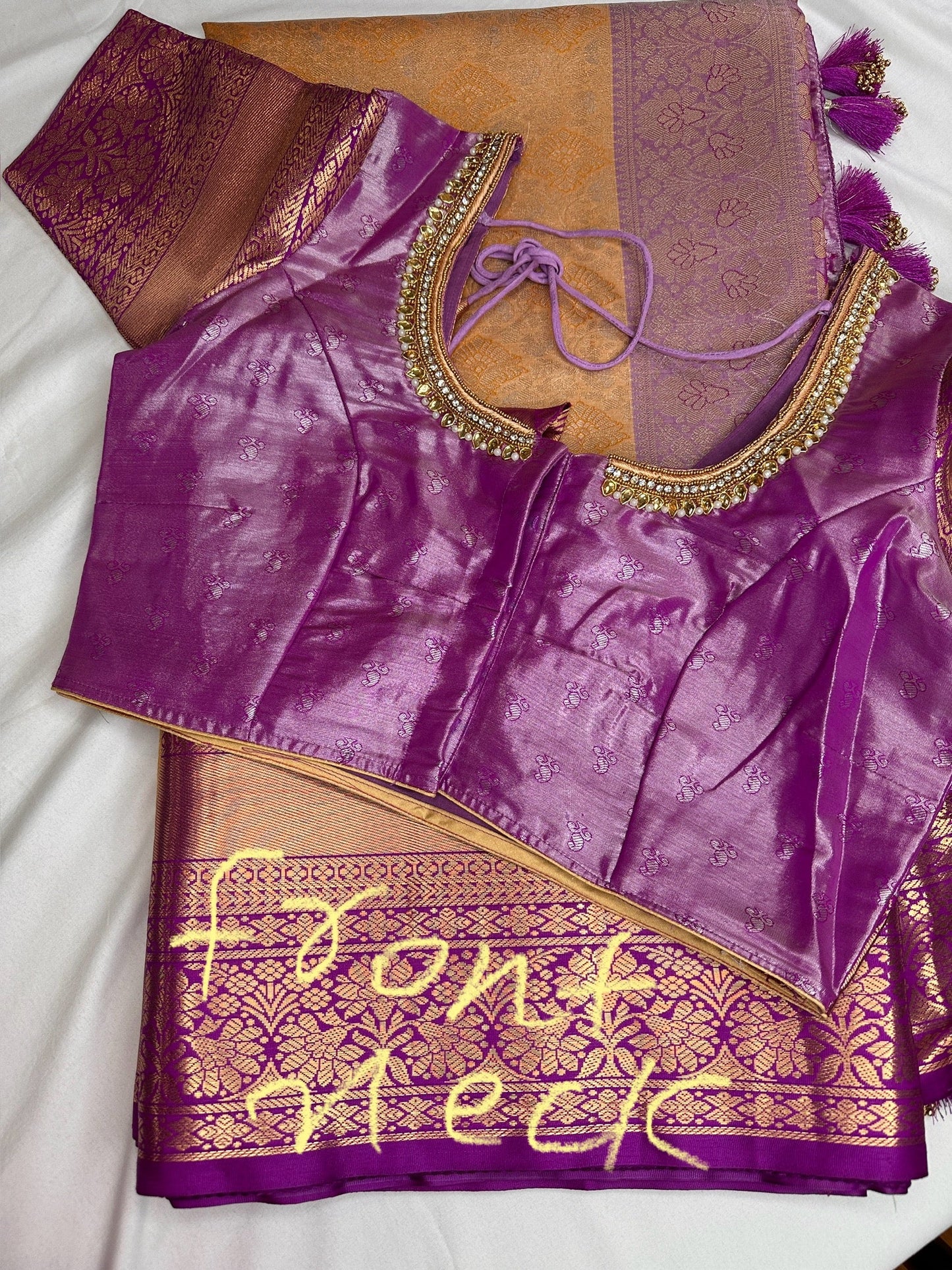 Kanchi Brocade Silk Pattu Gadwal Saree