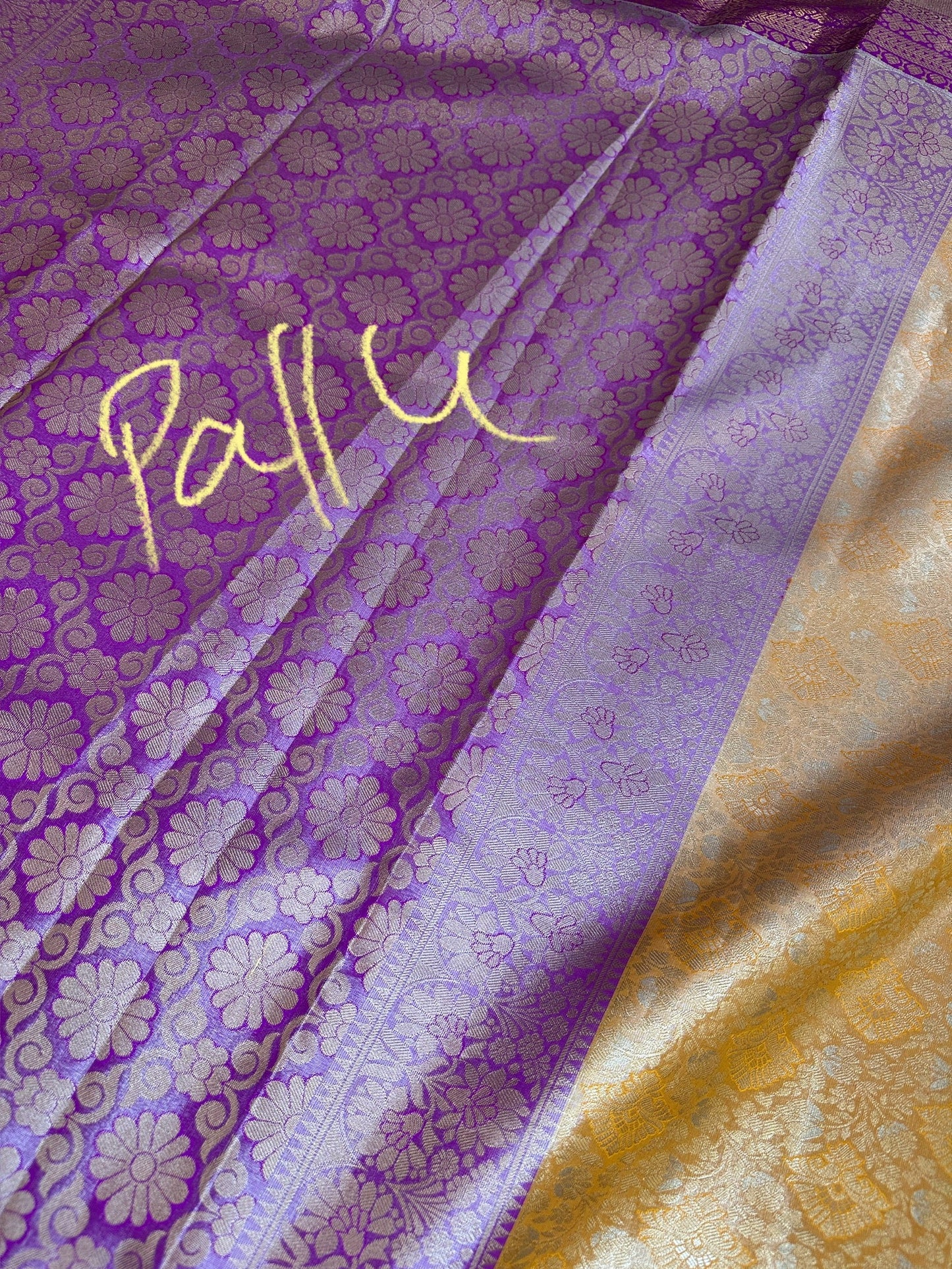 Kanchi Brocade Silk Pattu Gadwal Saree