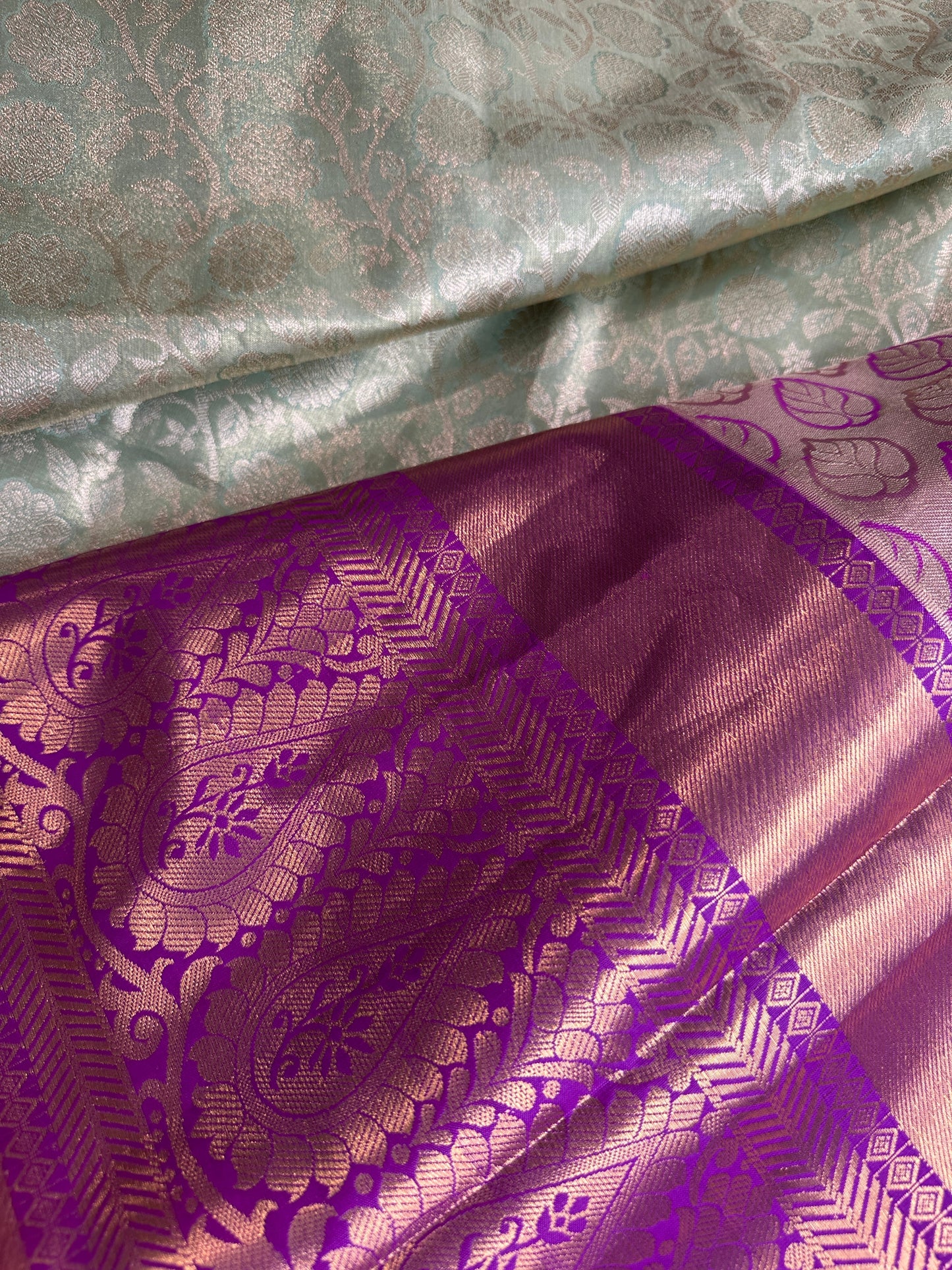 Kanchi Brocade Silk Pattu Gadwal Saree