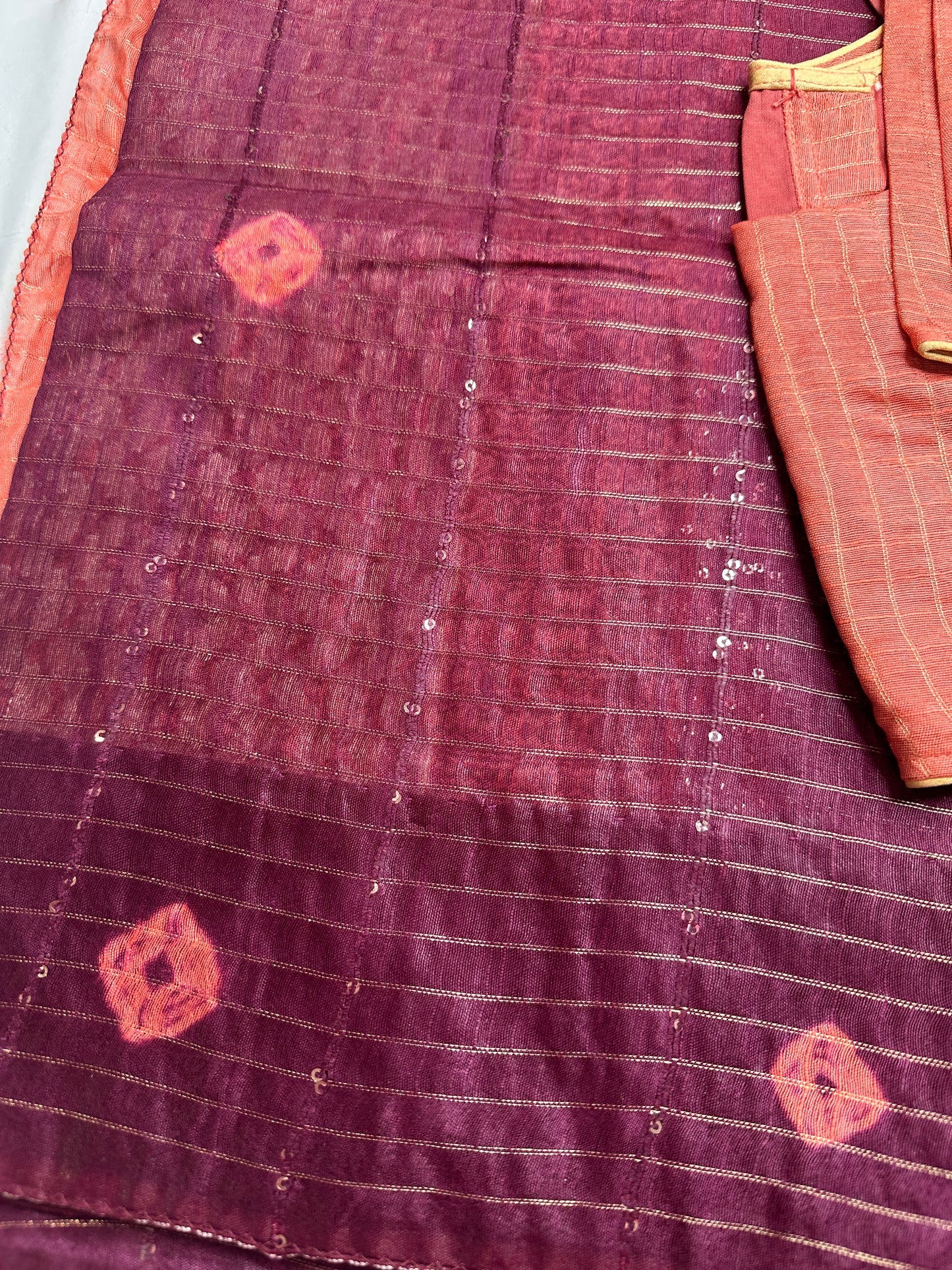 Bhagalpuri Silk Bandhani Print Saree