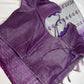 Bhagalpuri Silk Grey Purple Embroidery Saree