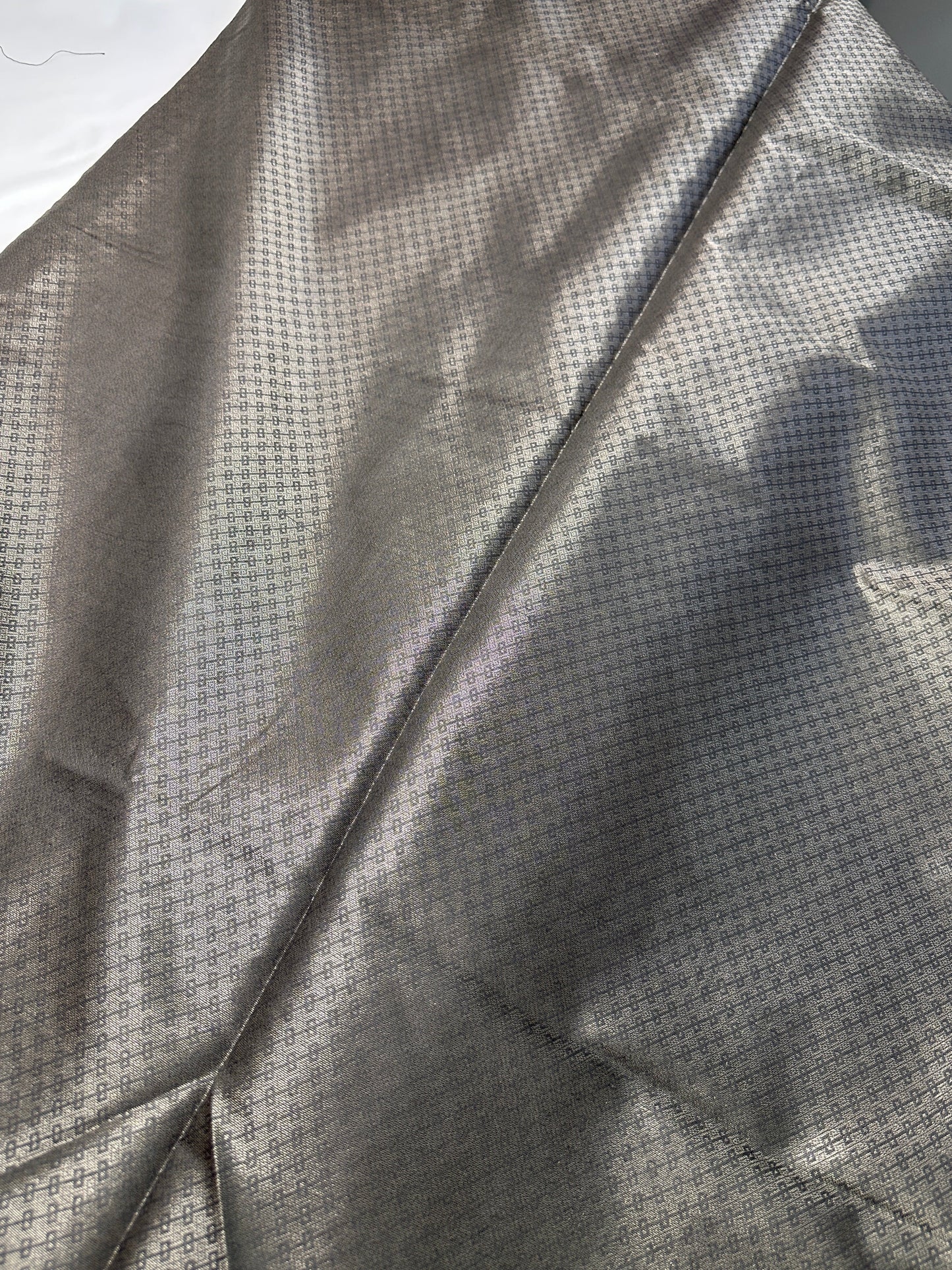 Bhagalpuri Silk Grey Saree