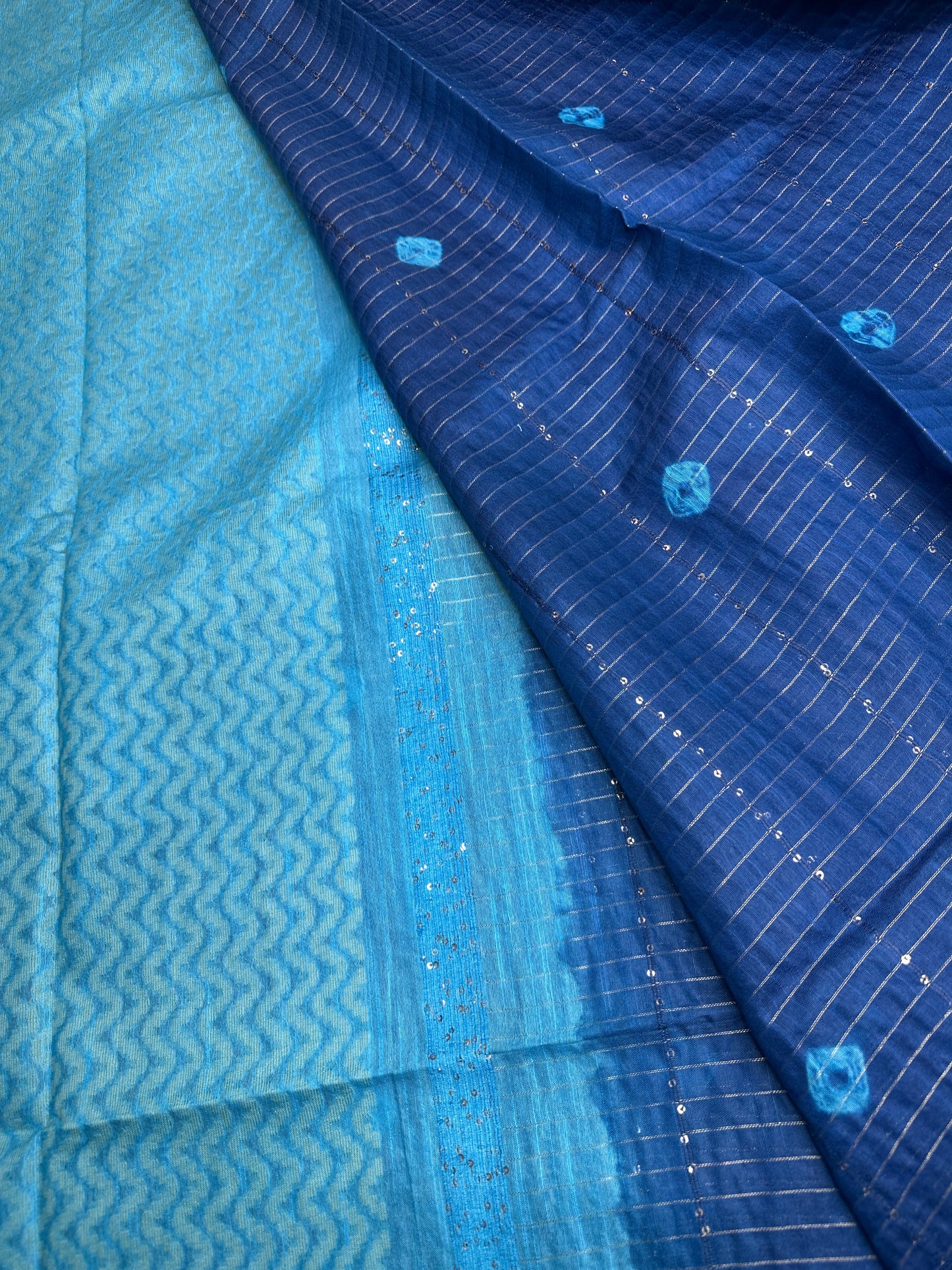 Bhagalpuri Silk Bandhani Print Saree