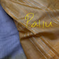 Bhagalpuri  Yellow Cotton Silk Saree