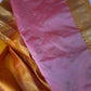 Semi Gadwal Silk Palki Border  Silk Saree