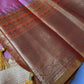 Semi Gadwal Silk Palki Border  Silk Saree