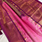 Semi Gadwal Silk Palki Border  Silk Saree