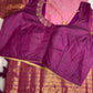 Semi Gadwal Silk Palki Border  Silk Saree