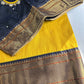 Semi Gadwal Silk Palki Border  Silk Saree