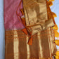 Semi Gadwal Silk Palki Border  Silk Saree