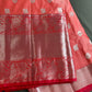Semi Gadwal Silk Palki Border  Silk Saree